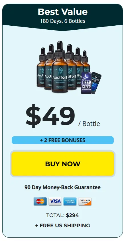 Audifort 6 Bottles Offer